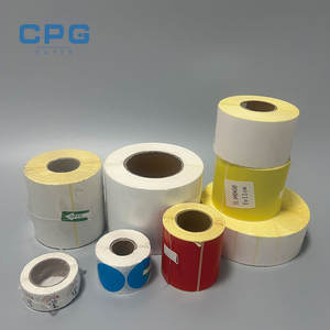 Étiquettes d'expédition thermiques directes en gros personnalisées, sans BPA, imperméables, 4 x 6 pouces, 100 x 150 mm, rouleau d'étiquettes de code-barres - Product Image 1