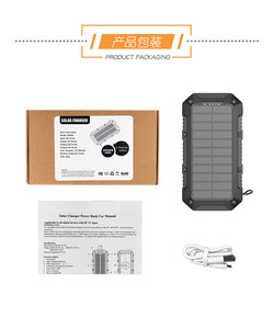 <span class=keywords><strong>Chargeur</strong></span> <span class=keywords><strong>solaire</strong></span> sans fil ES960S, capacité de 20000mAh, 3 Ports de charge USB, <span class=keywords><strong>chargeur</strong></span> de téléphone, Gadgets de voyage et de <span class=keywords><strong>randonnée</strong></span> - Product Image 6