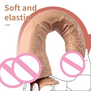 XISE 29.5cmビッグディルドリアルホットプラスチックペニスおもちゃセックス大人用ツールドン男性用快楽吸引2つの振動ドラゴン - Product Image 2