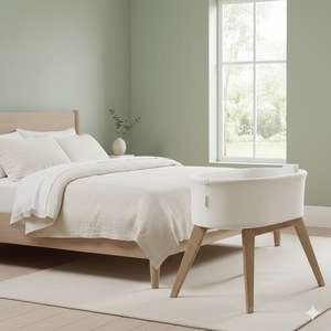 Cuna Eléctrica de Calidad Superior Fácil de Montar con Movimiento Automático y Almacenamiento - Product Image 6