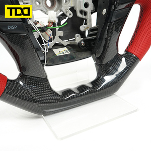 Volante Deportivo TDD de Fibra de Carbono con LED Real, Compatible con Toyota Reiz - Product Image 5