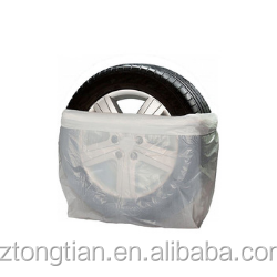 צמיג גדול לכסות ldpe חלקה שטוח שקית מטען פלסטיק מטען - Product Image 4