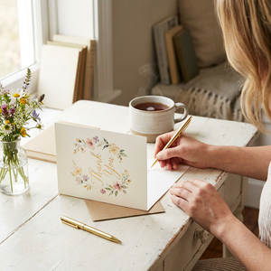 Tarjetas <span class=keywords><strong>de</strong></span> Agradecimiento Plegables con Textura en Relieve Artesanal |   Papelería <span class=keywords><strong>de</strong></span> Lujo para Bodas y Comercios <span class=keywords><strong>de</strong></span> Alta Gama - Product Image 4