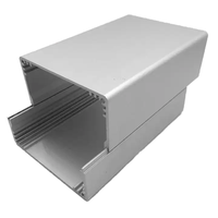 Fabrika doğrudan alüminyum Mini PC bağlantı kutusu tüm vücut ekstrüde Amulimum Inverter muhafaza elektronik enstrüman Metal güç