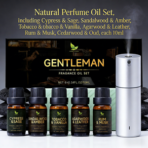 Huiles parfumées pour hommes, huiles essentielles d'aromathérapie pour diffuseur, bois de santal, cèdre, cologne, tabac, rhum, huiles d'aromathérapie, cadeau - Product Image 4