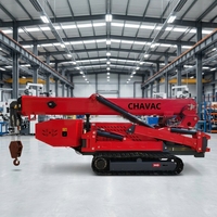 Grue araignée à bras télescopique de 10,8 m de portée, alimentée électriquement/diesel, capacité 3T, système hydraulique complet, tension personnalisée