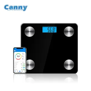 Canny Blue-tooth scale body fat scale measure body fat body water and other 4 measurements