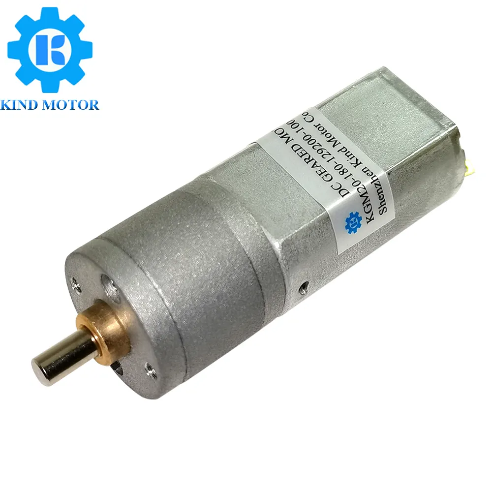 Yüksek tork düşük hız gm20-180 20mm 1kg cm tork 3.6v 9volt 12v 900rpm 1000 dev/dak dc dişli şanzımanlı motor ve kodlayıcı