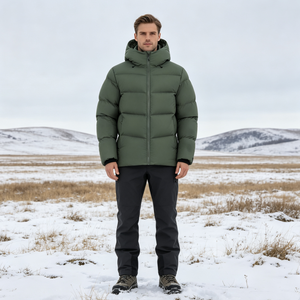 Chaqueta de Plumón para <span class=keywords><strong>Hombre</strong></span>, Personalizada para Campismo en la Nieve, Resistente al Viento, Acolchada, para Senderismo, 700FP, Chaqueta Térmica de Plumón de <span class=keywords><strong>Ganso</strong></span> para Mujer - Product Image 1