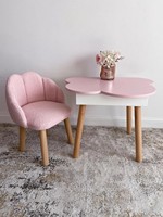 Fauteuil rose pour enfants, jeu et repas, fauteuil Montessori pour chambre d'enfant, canapé pour enfants