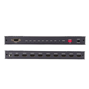ตัวแยกสัญญาณ <span class=keywords><strong>HDMI</strong></span> <span class=keywords><strong>2.1</strong></span> รุ่น SYONG 8K60Hz&4K120Hz 1x8 ช่องต่อเข้า 1 ช่องต่อออก 8 ช่อง  สำหรับการสะท้อน/มิเรอร์หน้าจอเท่านั้น ไม่สามารถขยายสัญญาณได้  รองรับ EDID/HDR/3D  ตัวเครื่องทำจากอะลูมิเนียม - Product Image 3