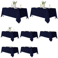 Cubierta de Mesa Personalizada con Logotipo, Color Personalizado, Poliéster Antiarrugas, Ajustable, 4 pies, 6 pies, 8 pies, Impresión Personalizada para Ferias Comerciales y Cócteles