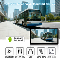 Monitor LCD Mobil 21 inci Harga Pabrik Murah, Video Iklan Android, Layar Mobil HD Wifi Lipat untuk Bus Kereta
