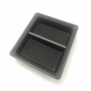 <b>Car</b> Organizer Storage Box Plastic Insert Type Center Console Armrest <b>Interior</b> Accessory for Tesla Model 3 Model Y - Product Image 1