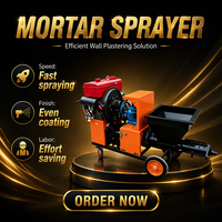 Machine à projeter le ciment et le mortier 220V/380V pour murs