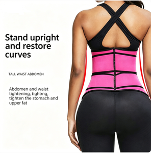 Ceinture de maintien unisexe sans couture respirante pour le sport – Corset amincissant pour hommes et femmes, contrôle moyen du ventre, pour le fitness et le remodelage corporel - Product Image 4