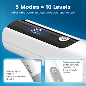 NUEVO Lápiz de Masaje Corporal con Diseño de Doble Punta para Alivio del Dolor, Estimulación de Puntos de Presión, Vibración Inteligente y Pantalla Digital para el Cuidado de los Meridianos - Product Image 5