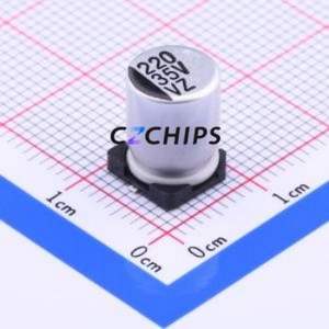 Condensador Electrolítico de Aluminio SMD VZ1V221MF105000CE0, D8xL10.5mm 220uF 20% 35V 8mm - Product Image 1