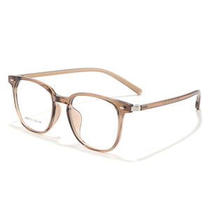 Nouvelles montures de lunettes ovales tendance 28028 en résine légère unisexe taille moyenne origine Danyang - Product Image 2