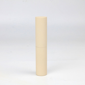 Tube à lèvres sur mesure beige en métal 3,5g avec bouchon à vis, emballage cosmétique vide pour rouge à lèvres - Product Image 3