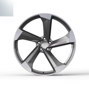Nouvelles jantes en alliage forgé haute performance personnalisables, monobloc, concaves profondes, cinq goujons, 17-24 pouces, <span class=keywords><strong>gris</strong></span>, garantie 5 ans pour <span class=keywords><strong>Audi</strong></span> - Product Image 5