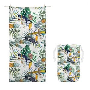 Serviette de plage sans sable en microfibre respirante, imprimée numériquement sur deux côtés, fabriquée à partir de bouteilles en plastique recyclées - Product Image 1