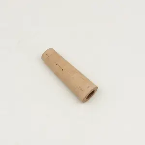 28mm max outer dia. X 85mm l natural cork fishing rod grip with through hole blind hole