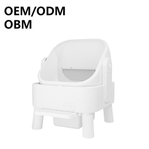 Intelligente Katzentoilette mit Ein-Klick-Automatischer Streuwechselung über Smartphone Sicherheitssystem Automatische Pause bei Annäherung von Haustieren - Product Image 2