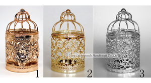 LK20191107-2 Commercio All'ingrosso Della Cina Chic Vintage Style Supporto di Candela Del Metallo Gabbia Per Uccelli per la Cerimonia Nuziale di Evento Decorazione del Ristorante - Product Image 5