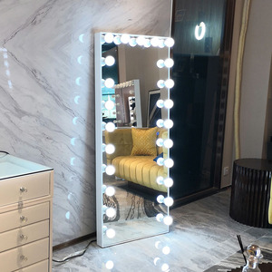 Cổ phiếu tại Mỹ HOLLYWOOD VANITY gương cảm ứng Dimmer đầy đủ chiều dài cơ thể gương với loa không dây cho trang điểm sàn gương - Product Image 6