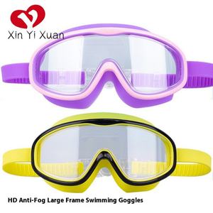 Myopia Swimming Goggles <b>Large</b> <b>Frame</b> Silicone Anti-Fog Waterproof PC Lenses Unisex Swimming Goggles for Adults & Children - Product Image 3