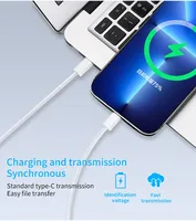 Kabel Data nilon PD 60W Dual USB C, kabel Data 1m 2m 3Ft 6 kaki, pengisian cepat, kabel C ke C untuk 16 16pro Max 15pro Max