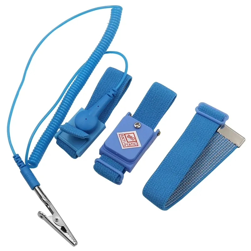 Bracelet antistatique filaire sans fil, ceinture antistatique réglable, décharge ESD, Bracelet pour outil de Maintenance électronique, 1 pièce