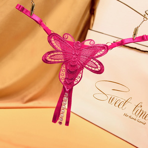 Sexy cay beading Ngọc Trai Massage eo thấp quan điểm cám dỗ chuồn chuồn trưởng thành Nữ Cô Gái Lady g chuỗi tonga thong - Product Image 5