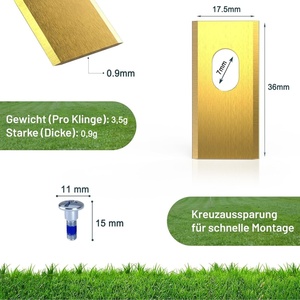 Cuchillas para Cortacésped Robótico Dreame A1, Mova, en Paquetes de 12, 24 y 36 Unidades, Modelo 2026 - Product Image 2