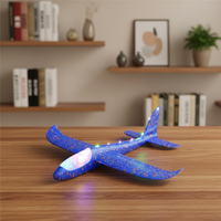 Avion planeur léger en mousse EPP, jouet volant à lancer à la main pour enfants et jeux en plein air, 48x48cm, toutes saisons