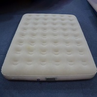 Queen Size Portable Gonflable Air Lit Matelas Automatique Rechargeable Pompe pour La Maison Hôtel Camping PVC Tissu Refroidissement Chambre