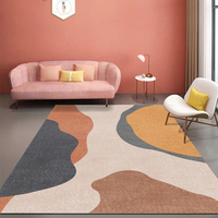 Tapis faits à la machine modernes personnalisés de haute qualité livraison directe motif géométrique imprimé en 3D grands tapis pour la maison salon