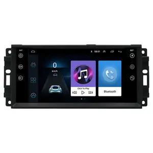 4g 64g wireless carplay dsp 4gsim android car radio stereo for Jeep Wrangler Dodge Chrysler touch screen video audio 7 inch gps