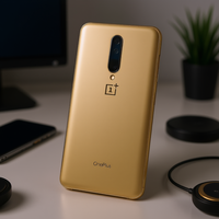 Coque arrière en verre dorée de remplacement pour OnePlus 7 Pro