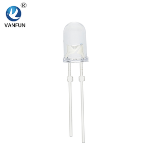 Wanf5 5 मिमी लाल प्रकाश इन-लाइन बीड्स लंबे छोटे फुट कट और बेंडेबल लाल उत्सर्जक डायोड लैंप - Product Image 4