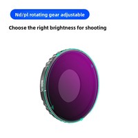 Kit de filtres ND CPL pour Action 5 Pro 4, verre optique, ND8 ND16 ND32 ND64, filtre polarisant à densité neutre pour objectif d'appareil photo