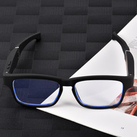 Lunettes intelligentes sans fil T1 avec protection anti-lumière bleue et UV, étanches, pour sports de plein air, avec écouteurs intégrés pour appels BT, lecture de musique et matériel VR