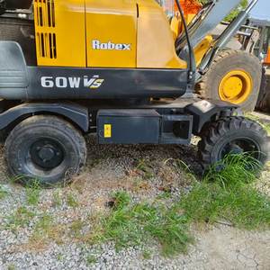 Précis et efficace d'occasion Original coréen Hyundai 60W Wheel Mini Excavator 6 Tons Hyundai 60WVS EN VENTE - Product Image 3