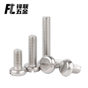 Pernos Ranurados de Cabeza Plana Fenglian GB67, Acero Inoxidable 304, M1.6 M2 M2.5 M3 M4 M5 M6 M8, Grado A, Uso Estándar - Product Image 2
