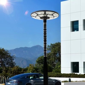 Lampadaire solaire Lu Ho UFO-1 100-800W avec capteur inductif, lampe LED en forme de soucoupe volante pour la place publique et l'aménagement paysager - Product Image 1