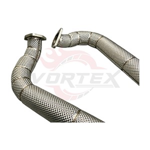 Colectores de escape Vortex SS304 2 en 1 con escudo térmico para Porsche 718 GT4 Spyder 4.0L Flat-6, tubos delanteros de alto rendimiento para carreras - Product Image 4