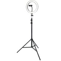Anneau lumineux M26 de 10 pouces avec trépieds de 210cm sans fil à distance maquillage Led beauté lumière de remplissage anneau lumineux pour support de téléphone trépied
