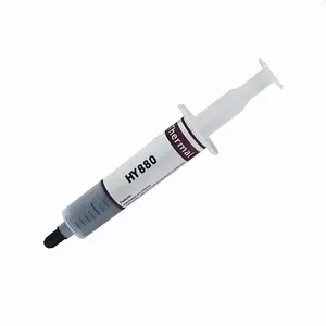 Heatsink silicone thermal compound paste grease HY880 for high-power electronics/led with CE & RoHS & SVHC grey 5.15w/m-k