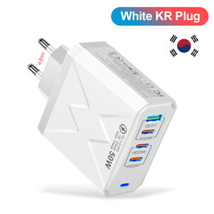 Universale globale 50W <span class=keywords><strong>3</strong></span> c1u QC3.0 PD ricarica Mobile veloce con noi EU UK KS AU Plug caricatore da muro USB - Product Image 6